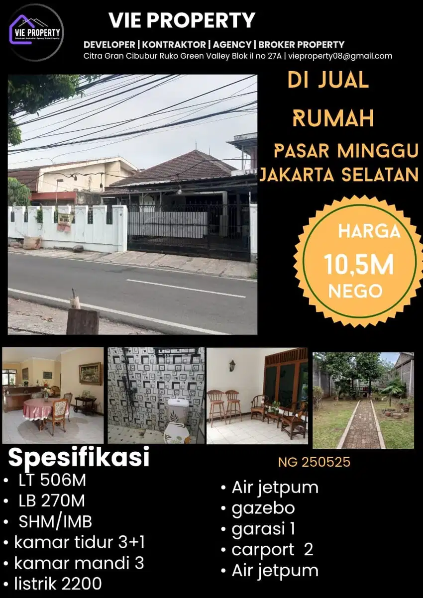 Pejaten, PasarMinggu, strategis, luas ,harga trbaik
