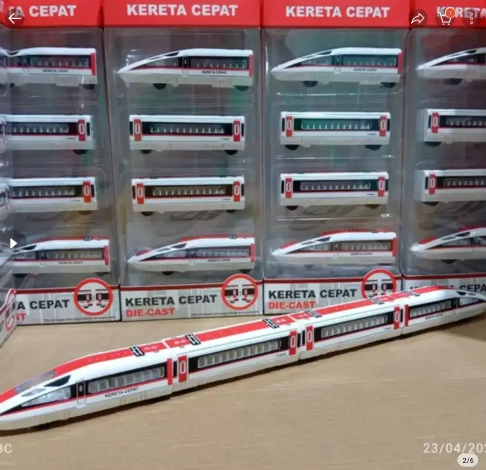 Miniatur kereta Whoosh (BARU)