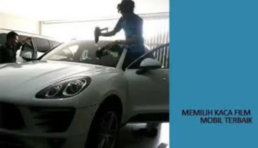 Bengkel khusus pasang kaca film mobil di jamin rapi