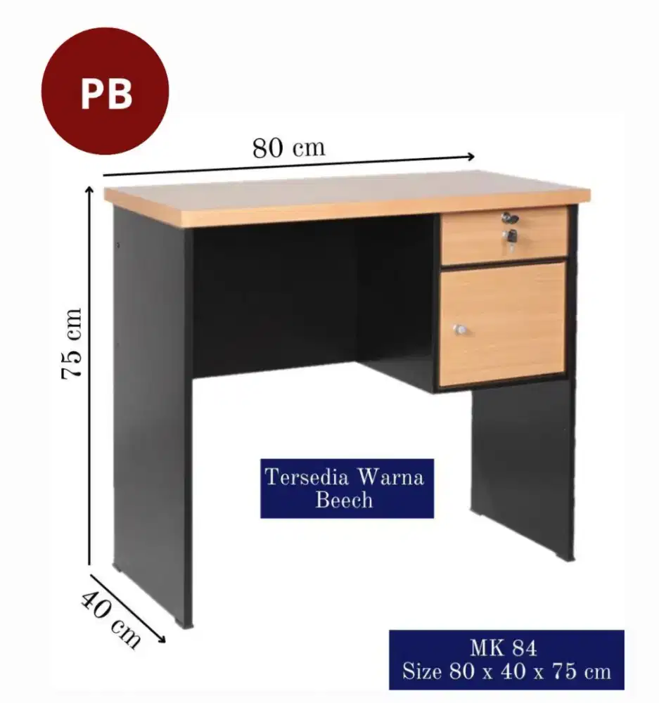 Meja kantor kecil/ kios baru