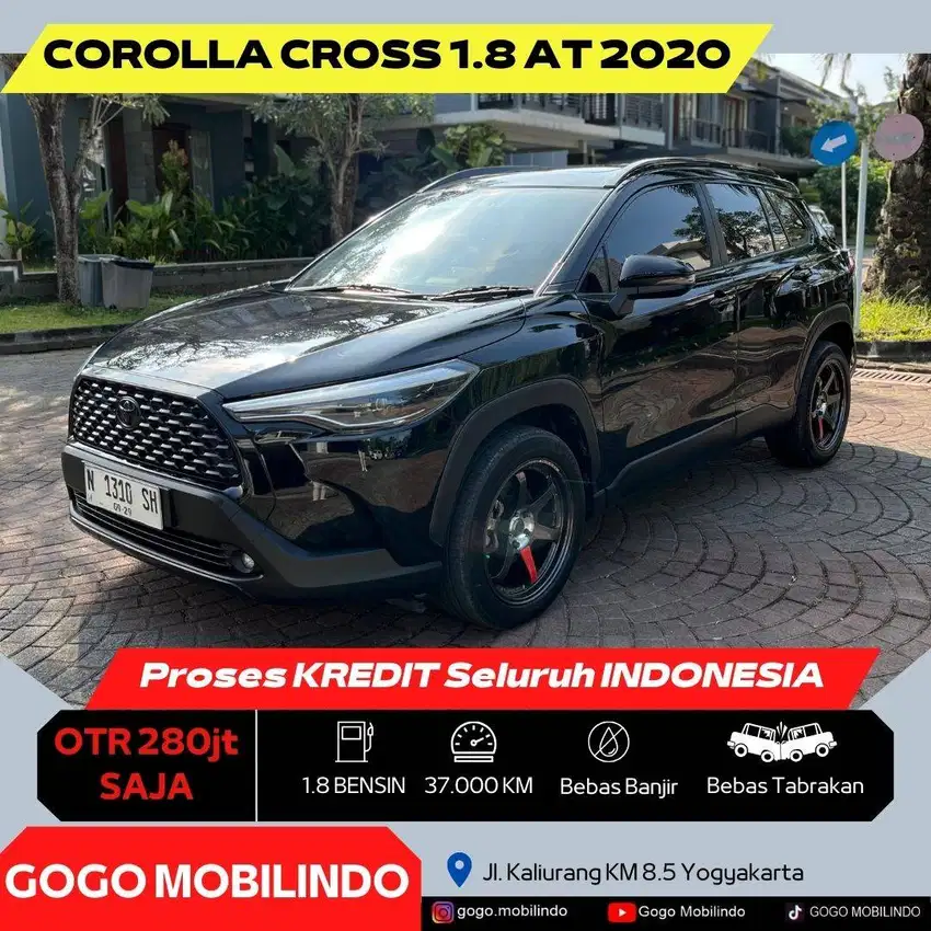 [Km37rb] Toyota Corolla Cross Matic 2020 ISTIMEWA Bisa Kredit