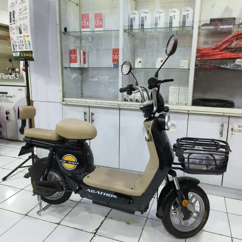 READY STOK SEPEDA LISTRIK AGATHOS AE 350 HARGA BISA NEGO