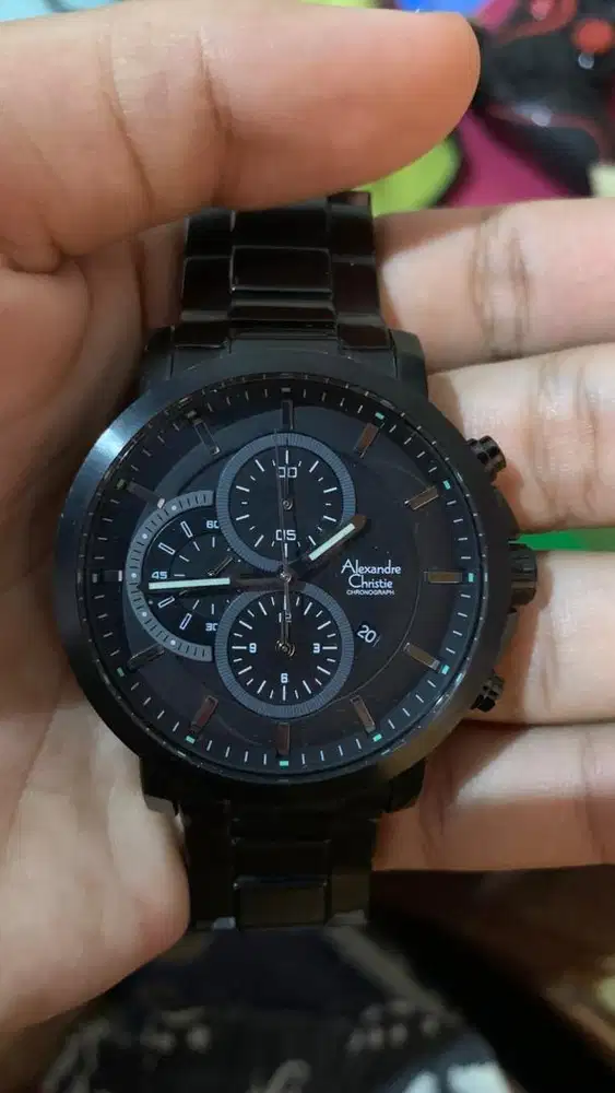 Jam Tangan Alexandre Christie Chronograph Original Model: 20A/008MC