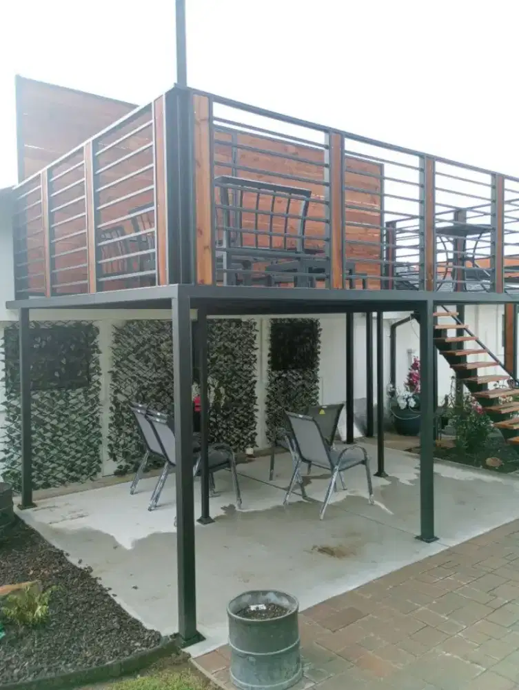 Bengkel las Lampung tralis kanopi pintu pagar gerbang tangga