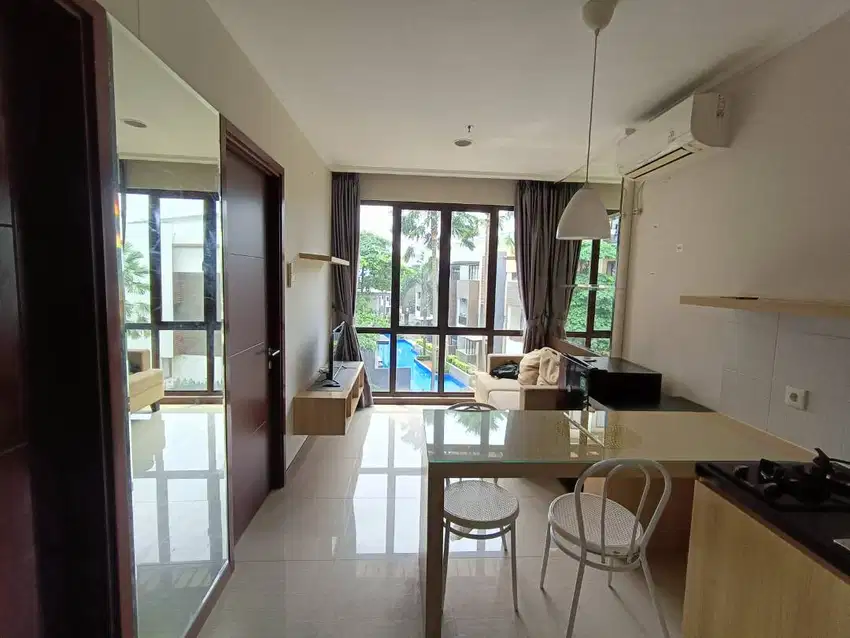 DISEWAKAN APARTEMEN ASSATI 1BR BSD FULLY FURNISHED