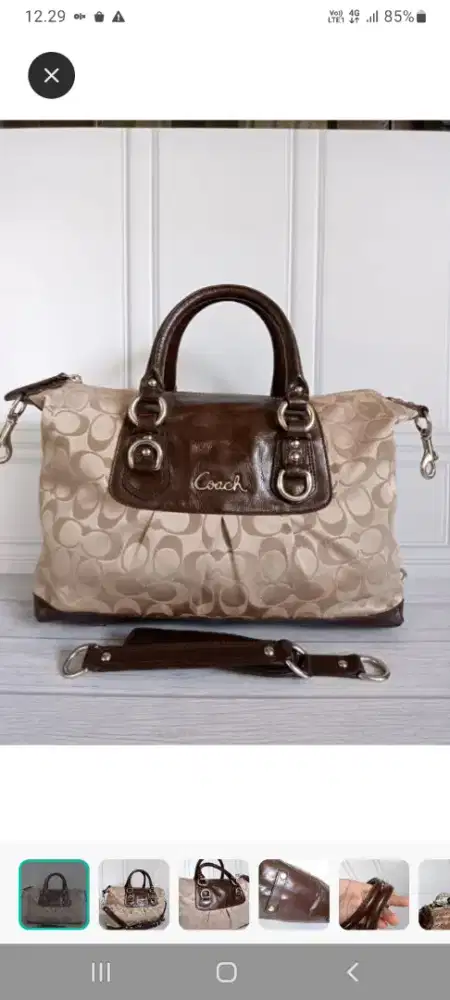 COACH TOTE BAG MADE IN US