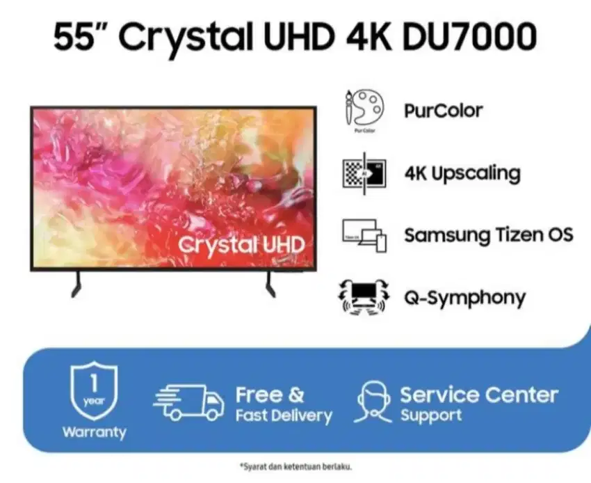 SAMSUNG LED SMART UA55DU7000KXXD