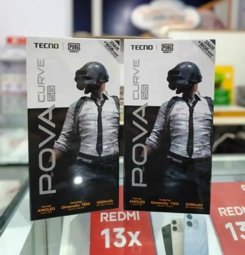 Tecno Pova 7 Curve 5G 8+8/256 Garansi Resmi Baru Dan segel