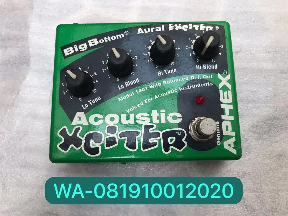 Preamp gitar akustik plus D.I Box