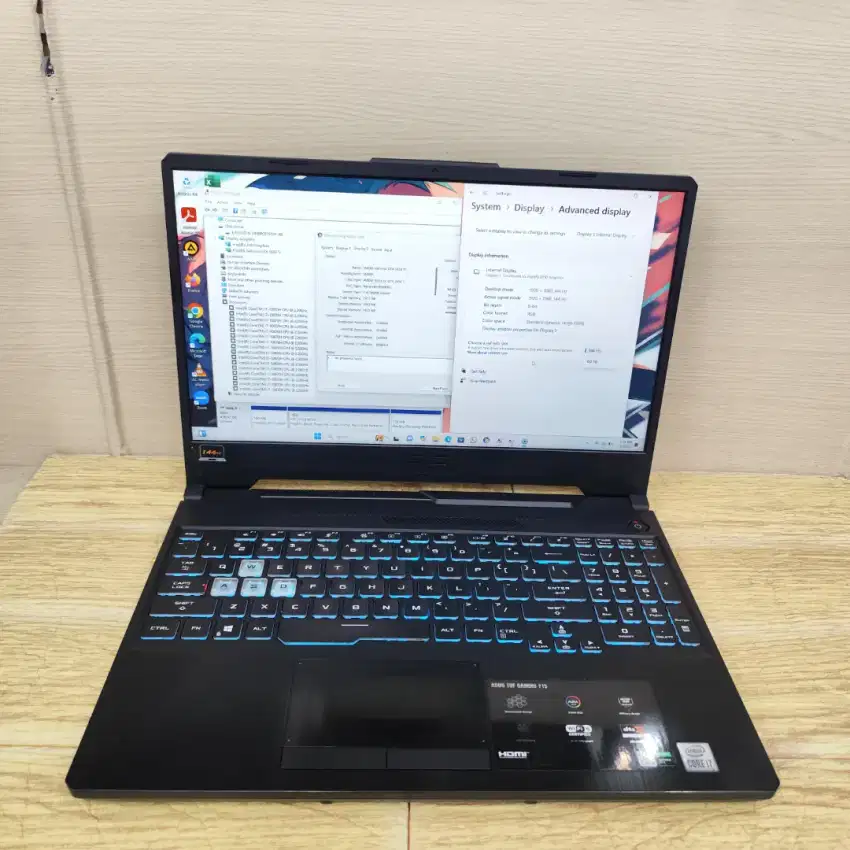 Laptop Asus Tuf Gm F15 Fx506li Core i7-10870h 8gb Ssd 512gb Gtx1650 Ti
