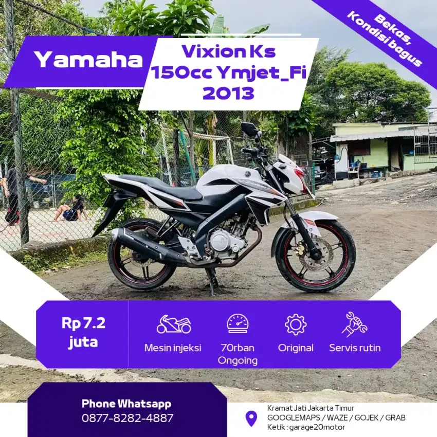 Yamaha Vixion ks 150cc ymjet_fi tahun 2013