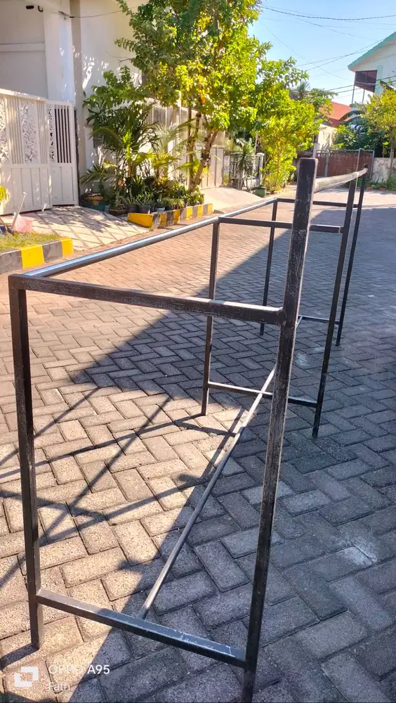 DIJUAL 2 RAK GANTUNGAN BAJU MURAH STAINLESS