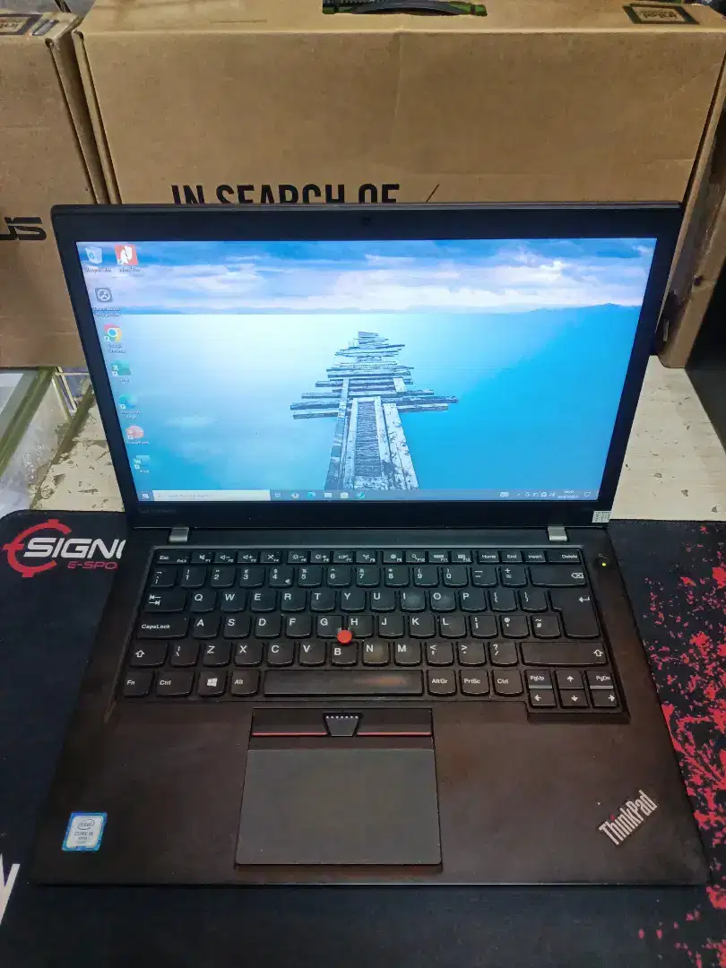 Laptop Thinkpad core i5 gen 6 ram 8 ssd m2 256 gb