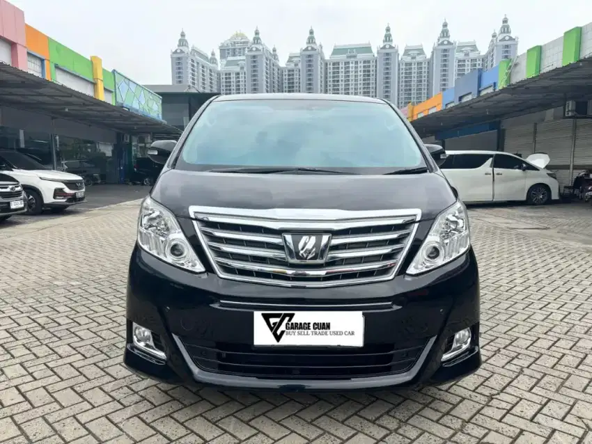Toyota Alphard 2.4 G ATPM Pilot Seat AT Hitam 2013 SIAP PAKAI