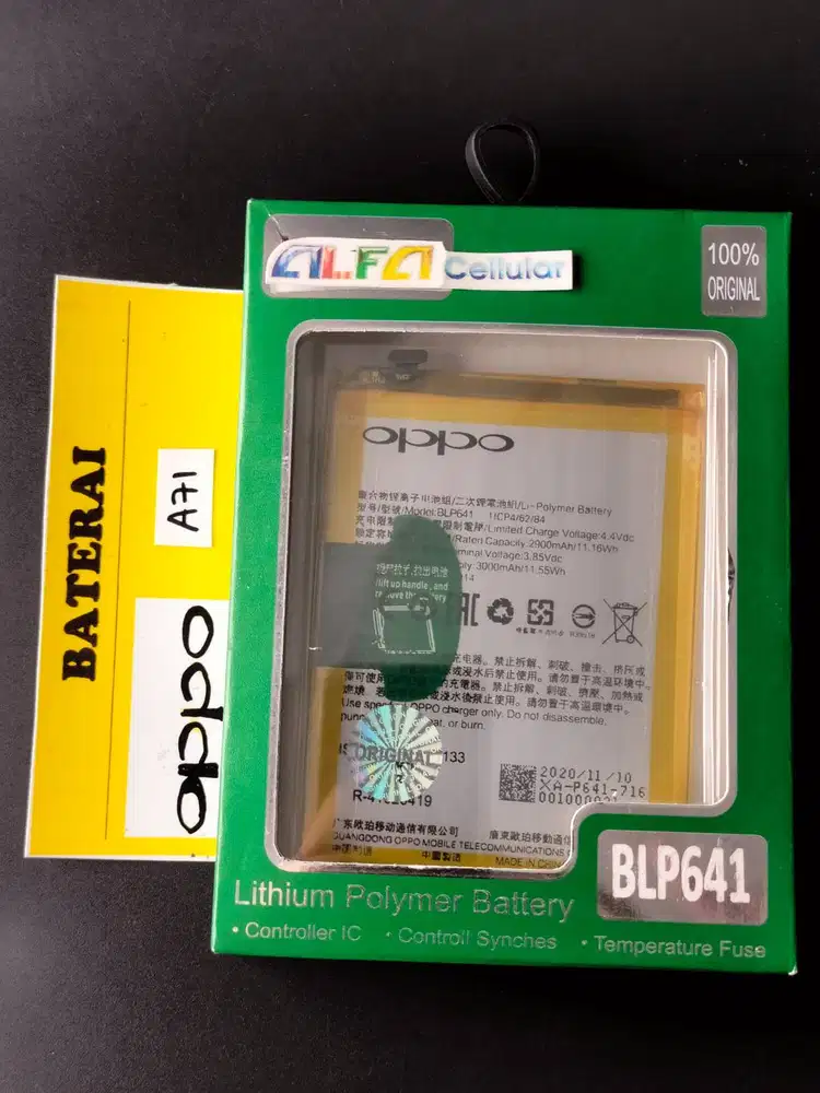 Baterai OPPO A71 BLP641 Baterai OPPO A72 5G Baterai OPPO A73 5G BLP797