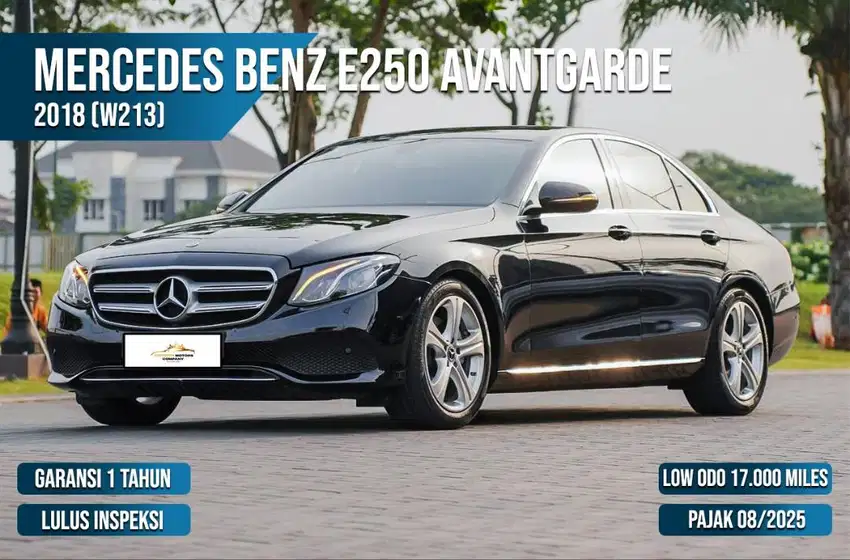 Good Deals TDP 9JT(Mercedes Benz E250 Avantgarde 2018 W213)