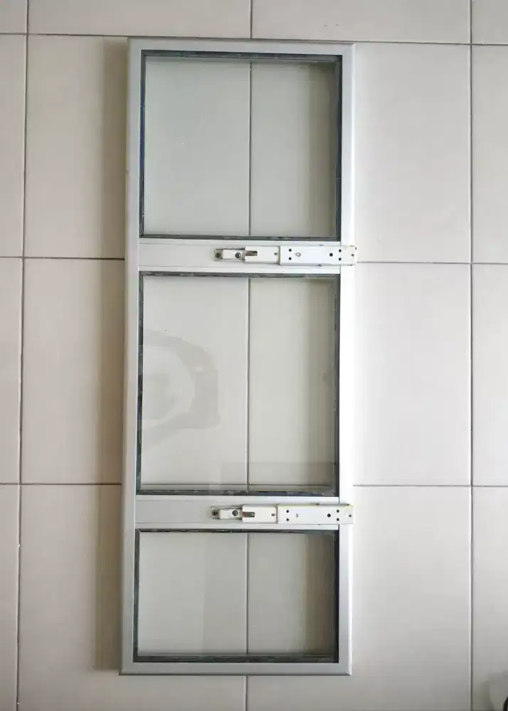 Penghalang angin AC Rangka Aluminum Tebal Serbaguna 40cm x 110cm