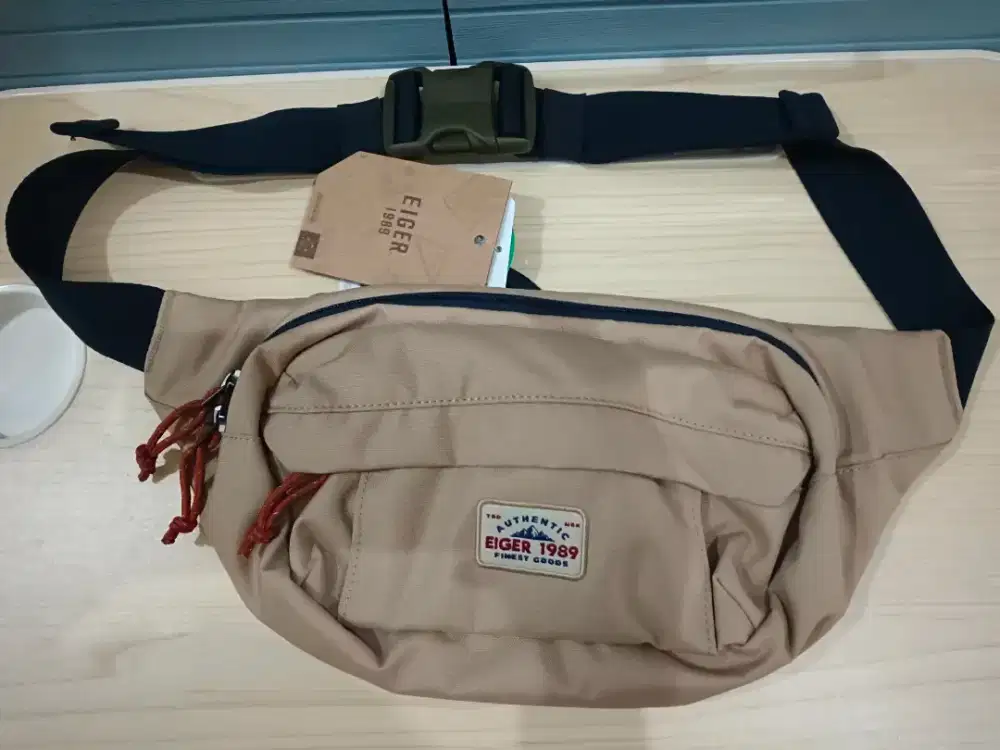 Tas Eiger DIJAMIN Original Bisa Waist/Slempang/Pinggang Uk2L 31x7x14cm