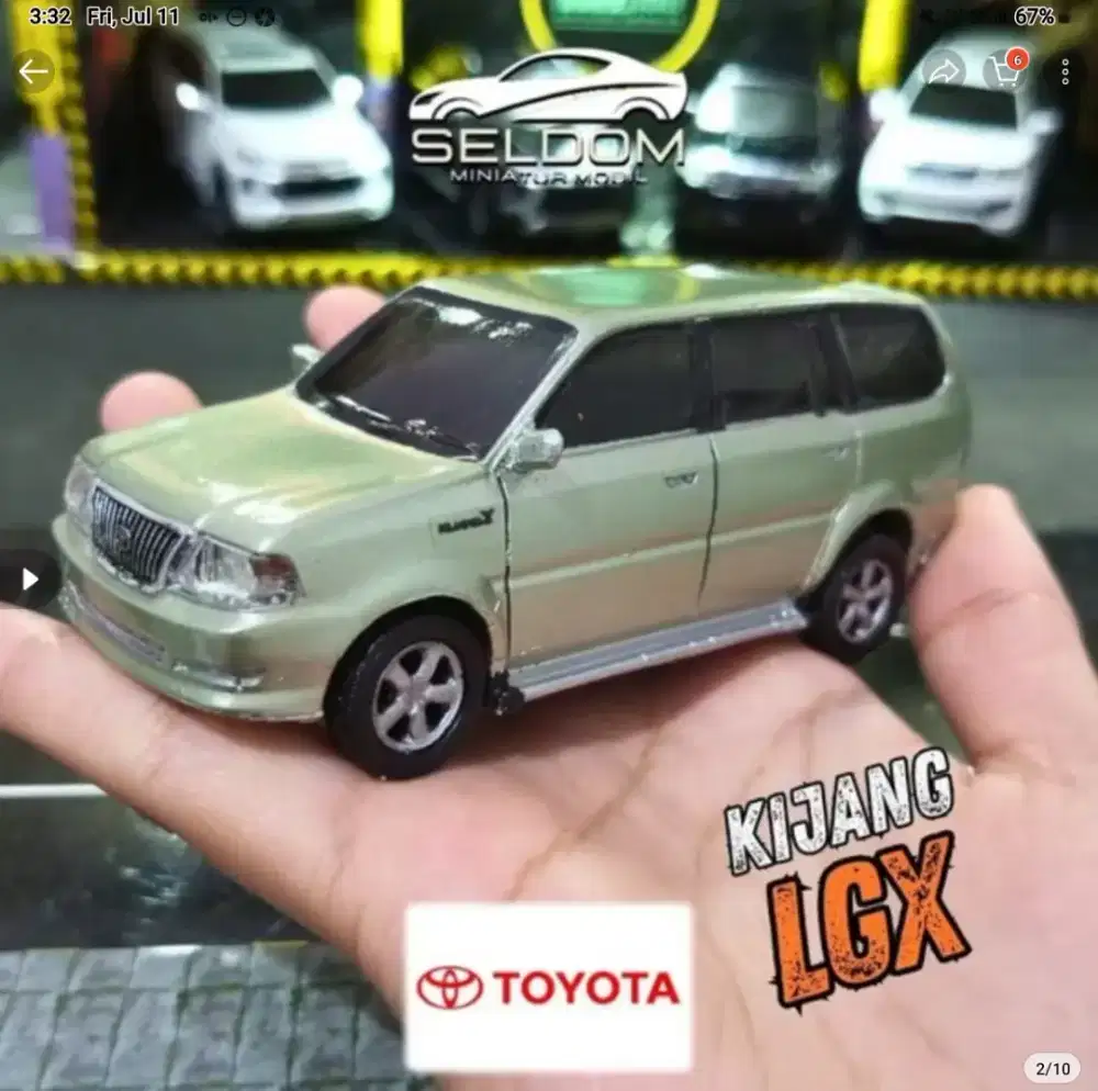 Miniatur toyota kijang dulu (BARU)