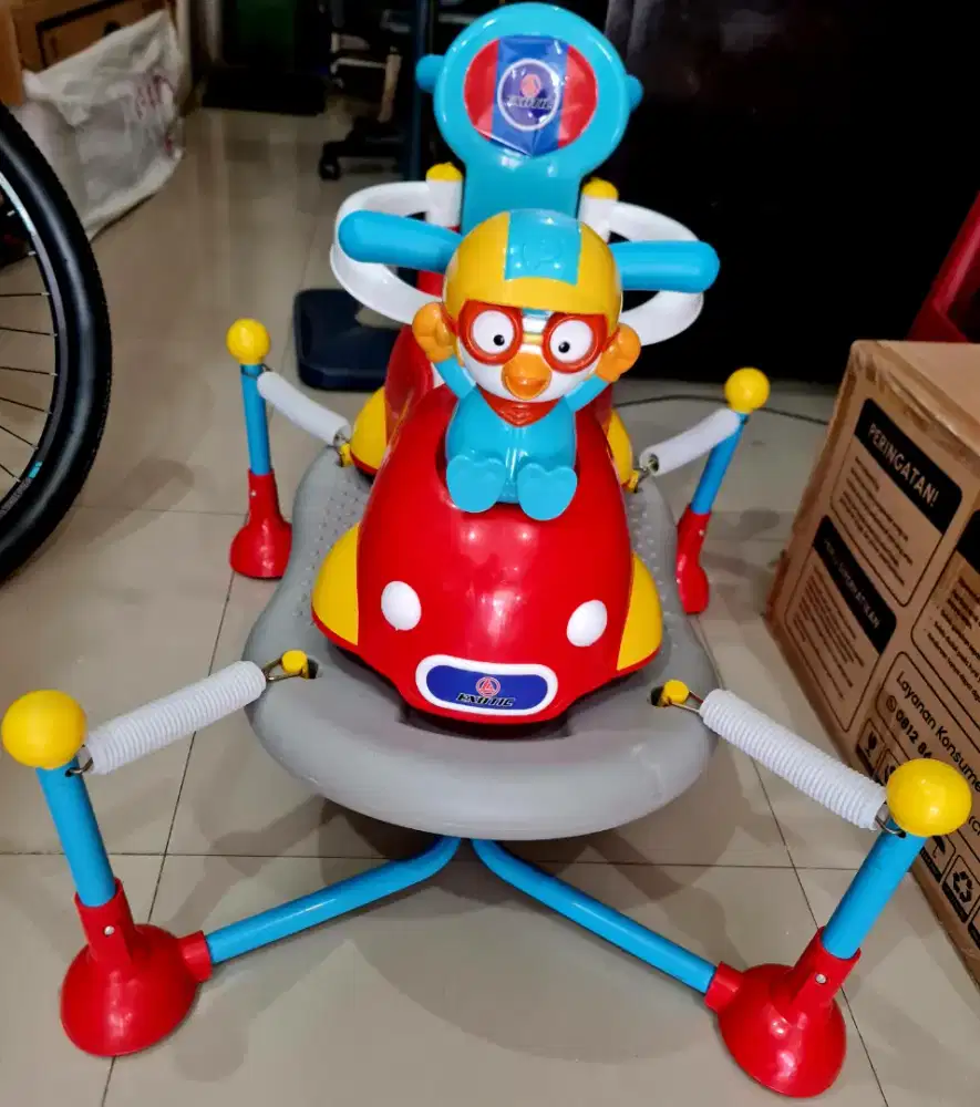 Mainan Mobil Mobilan PORORO 4 IN 1 ROCKING CAR EXOTIC ET-2106