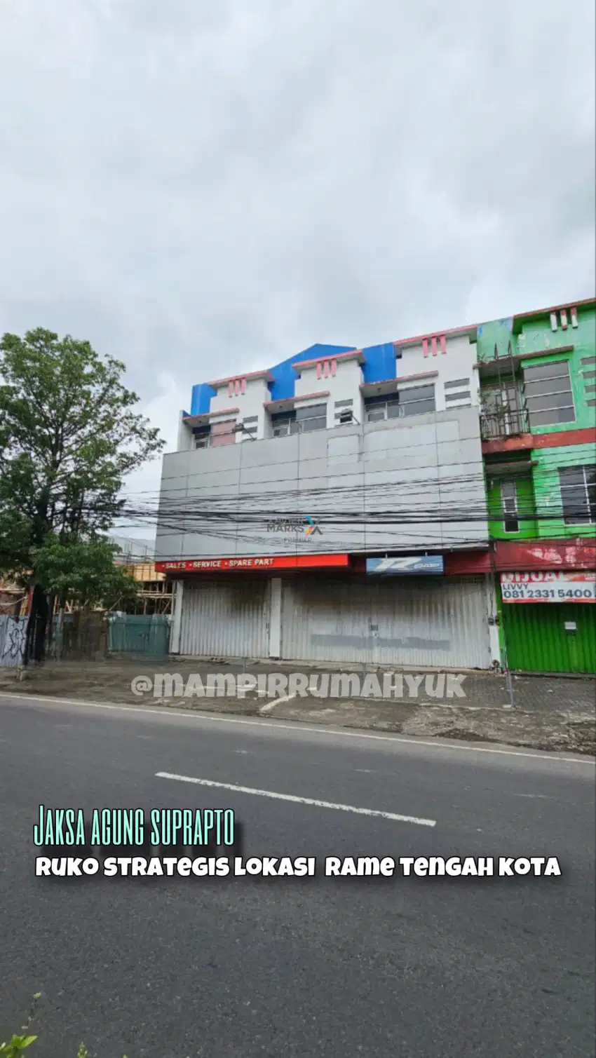 Ruko 3 lantai di poros jaksa agung suprapto Klojen Malang