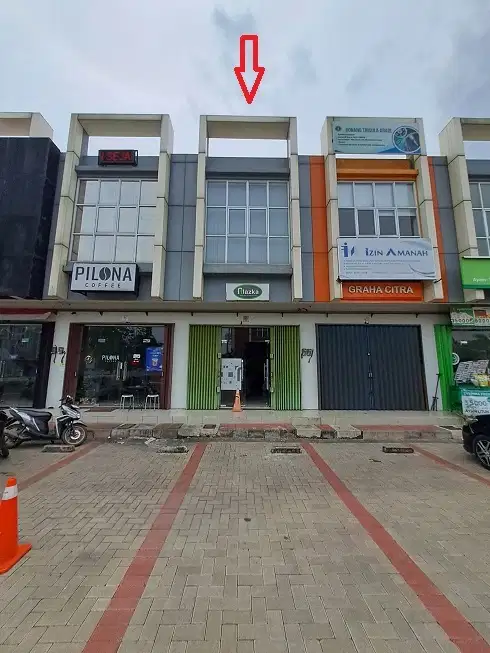 Dijual Ruko siap pakai,  Utara, di Kompleks Ruko Estrela Banjar Wijaya