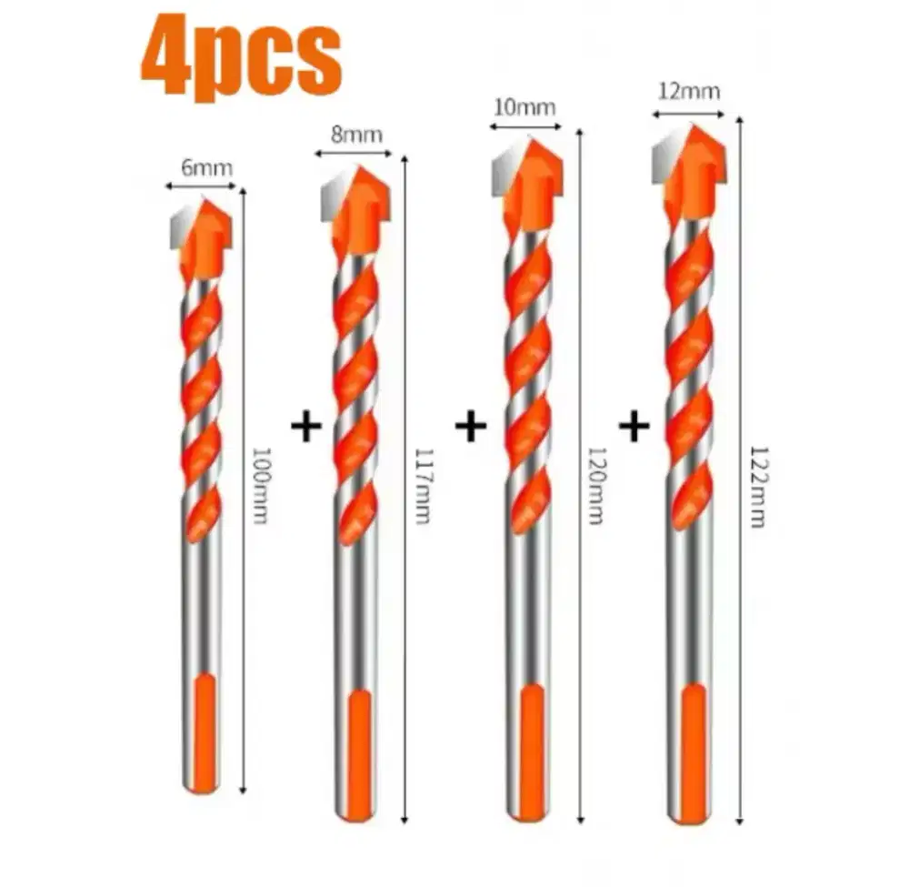 Mata Bor Drill Set Multifungsi beton/kaca/keramik/granite