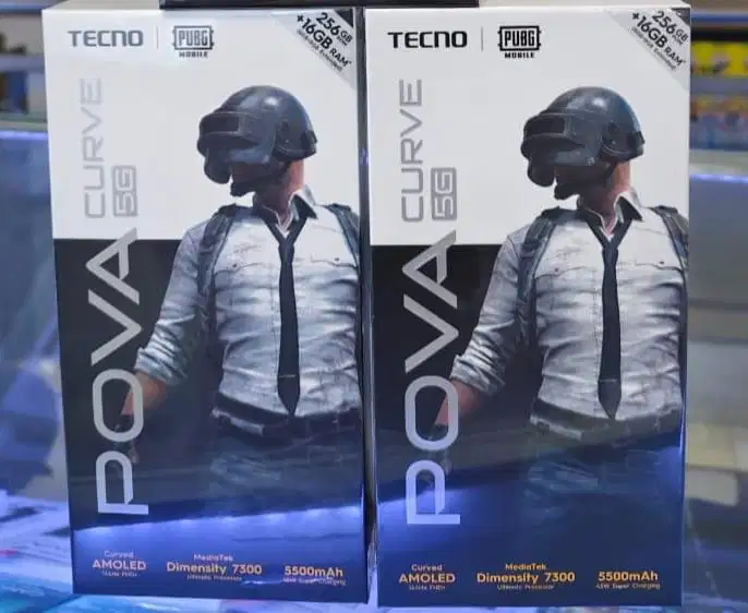 Tecno pova 7 curved 5G nfc ram 8gb+8gb/256gb baru segel garansi resmi