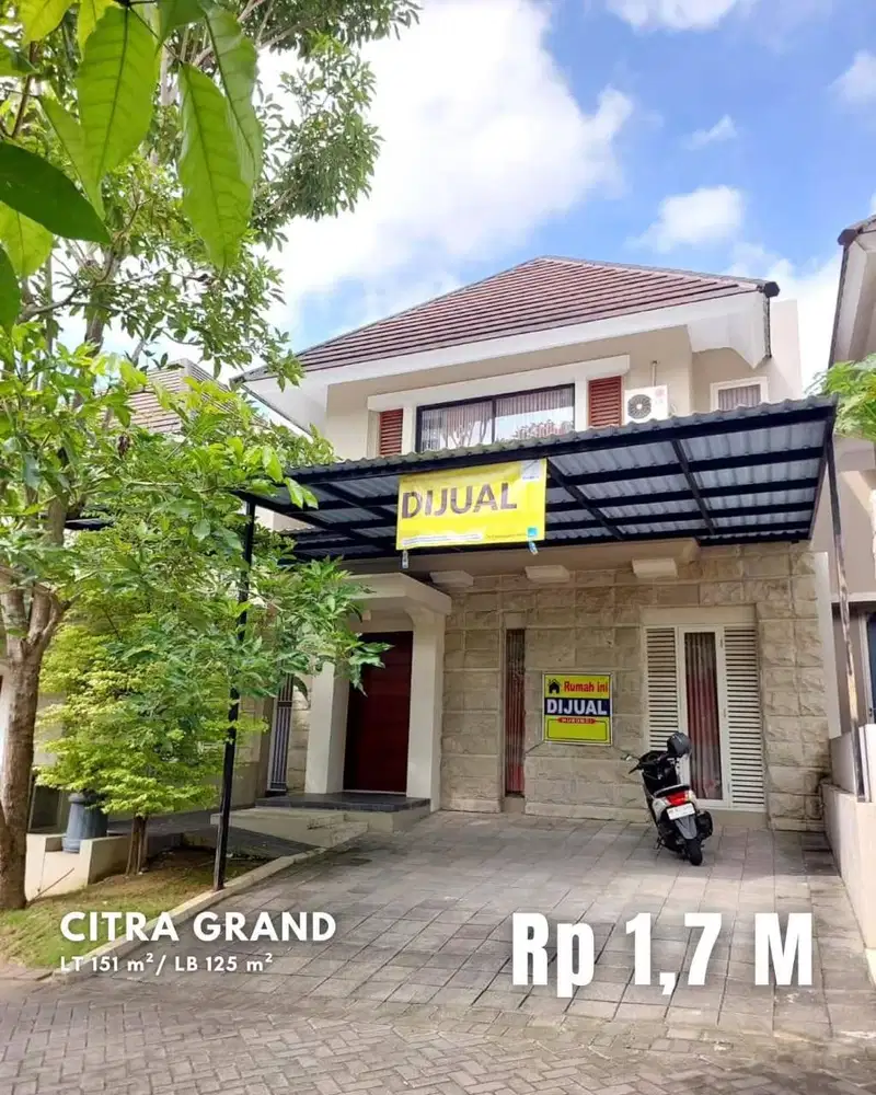 Dijual Rumah 2 Lantai Keren di Citra Grand Mutiara