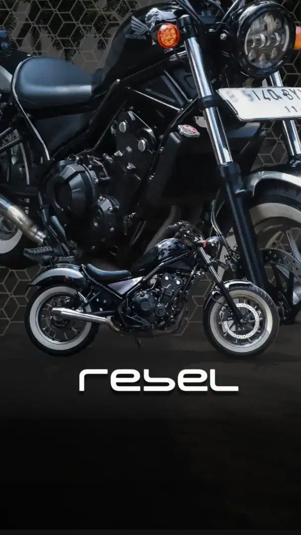 Honda Rebel 500 ABS TAHUN 2018 MULUS ABIS SIAP GAS