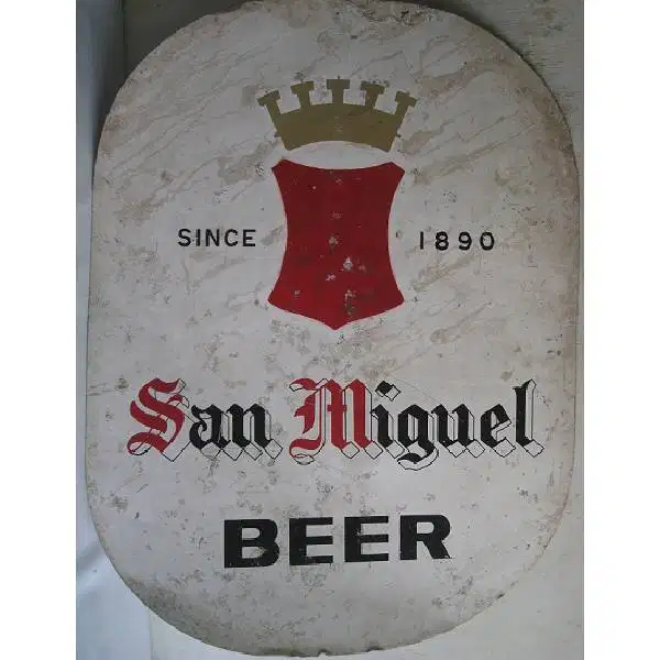 Vintage iklan extra jumbo SAN MIGUEL BEER SINCE 1890