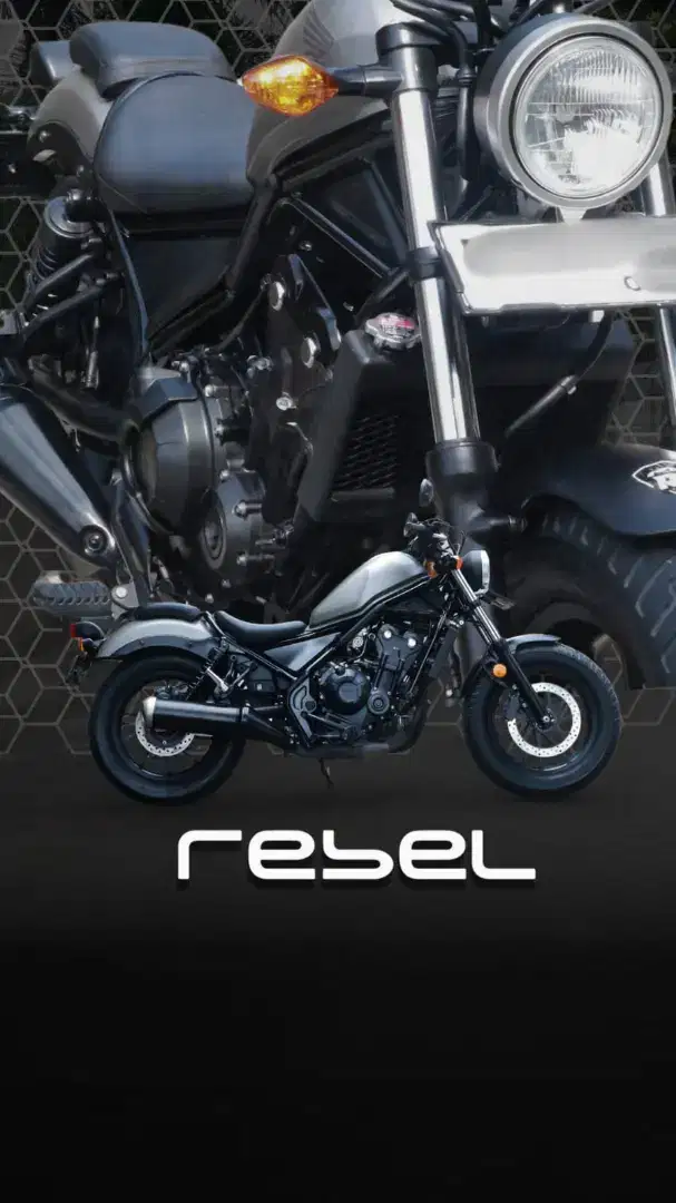 HONDA REBEL 500 ABS MULUS ABIS SIAP GAS KM 3 ribuan