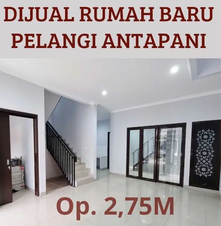 Dijual Rumah Baru Minimalis Modern di Pelangi Antapani