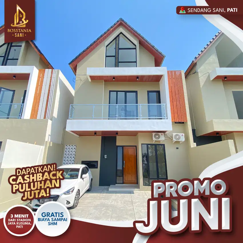 Bosstania Park Pati: Rumah Gaya Eropa + Promo Juli Super Menguntungkan