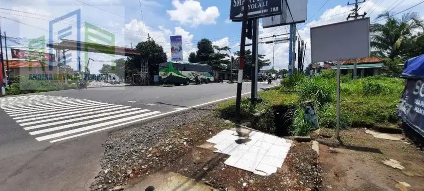Tanah strategis pinggir jalan raya Boyolali