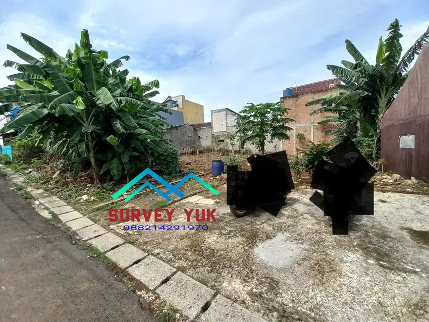 Tanah kavling 192 m2 Shm bebas banjir bambu apus - ciputat