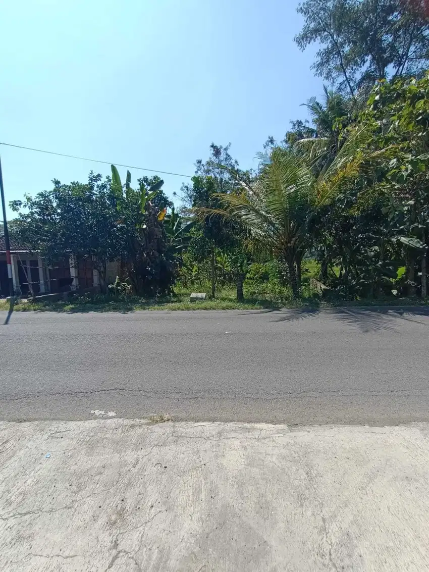 Dijual tanah strategis tepi jalan raya karanganyar-tawangmangu