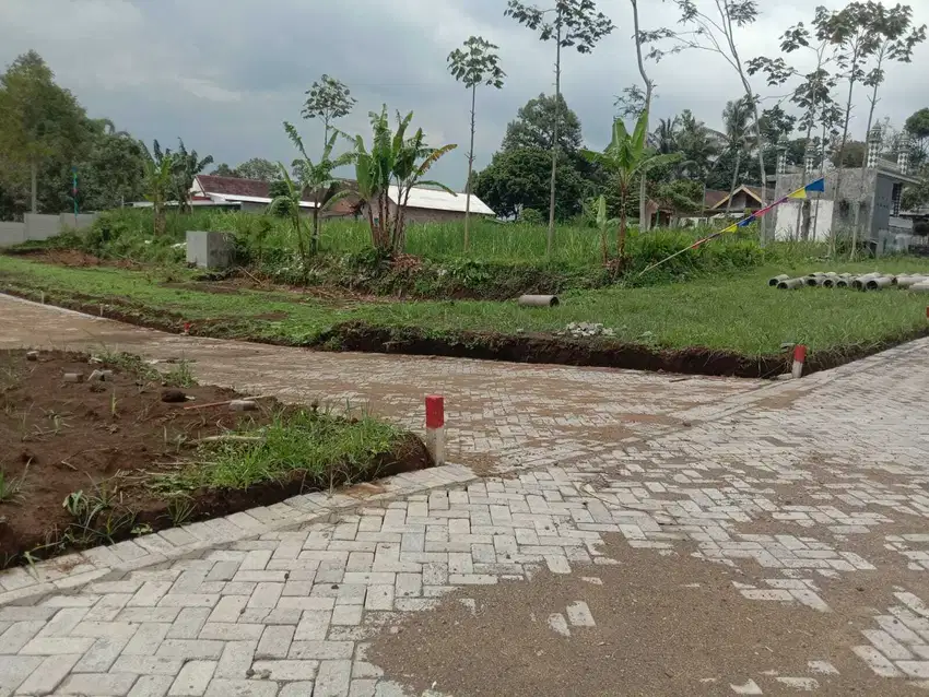 Tanah kavling Tulusbesar Tumpang Malang pinggir Jl. aspal harga murah