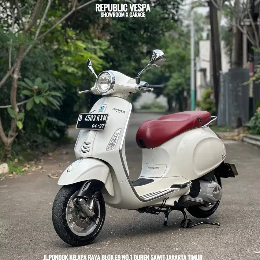 UNIT TERMURAH Piaggio Vespa Primavera 150 3v Th 2015  WARNA PUTIH