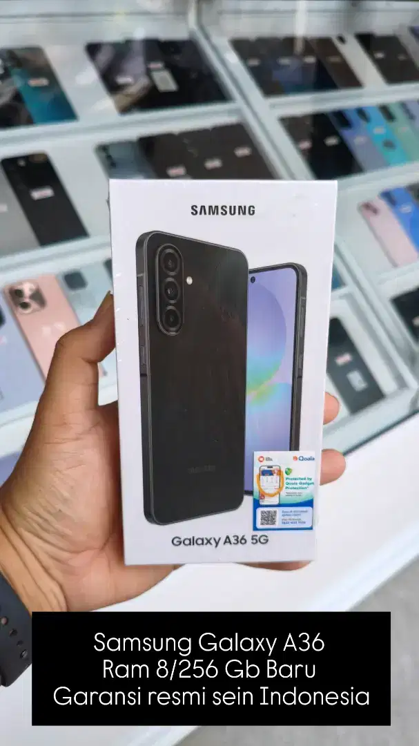 Samsung Galaxy a36 5g ram 8/256 gb hitam baru