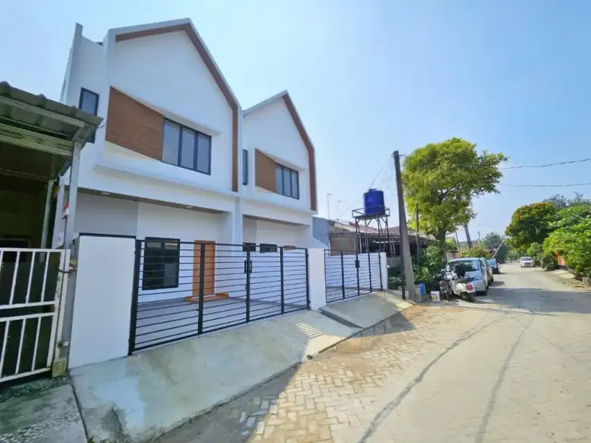 Dijual rumah baru 1M mewah LT 100 di perumahan Hararapan indah