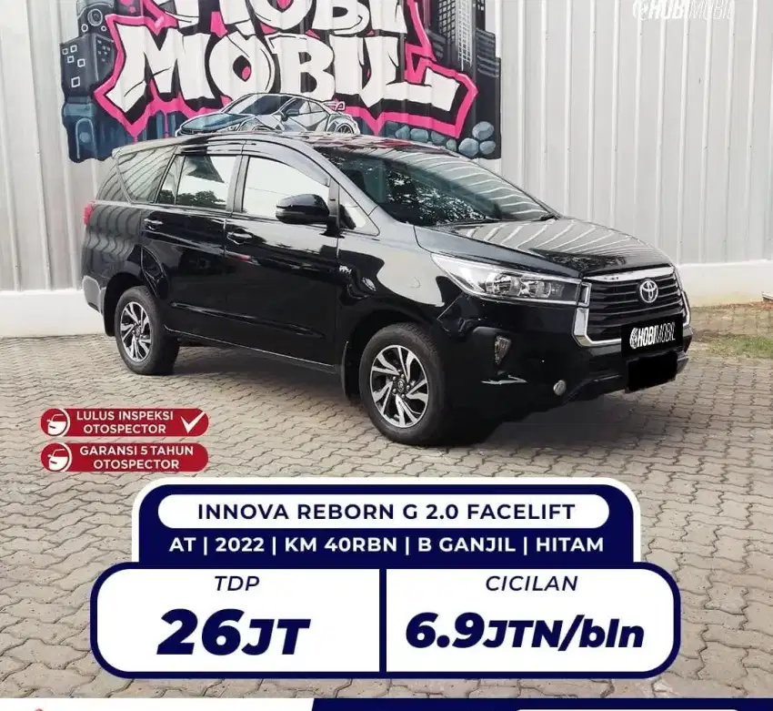 Unit : Innova Reborn G 2.0 Facelift AT Thn 2022
