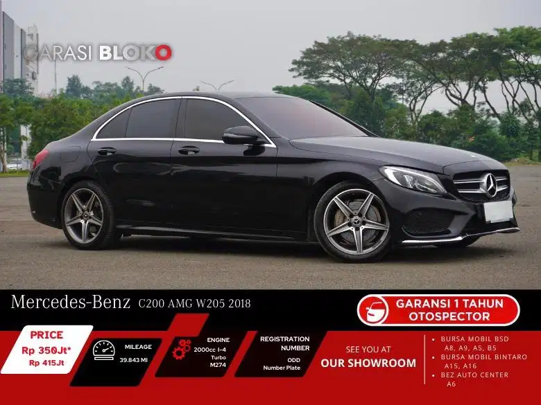 Mercedes Benz C200 W205 AMG 2018