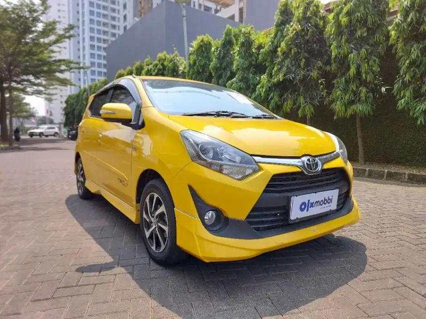TDP 5jt Toyota Agya Silver 1.2 G TRD Sportivo AT 2017 SZA