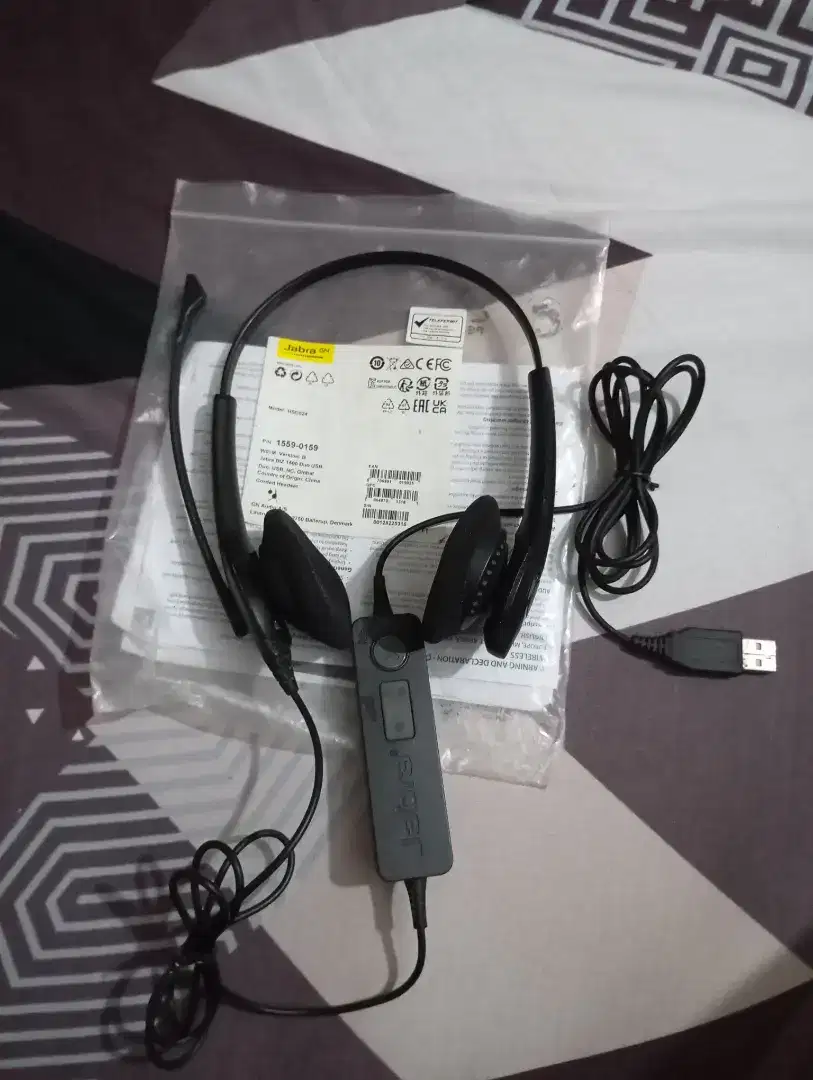 Headseat jabra 1500biz duo usb