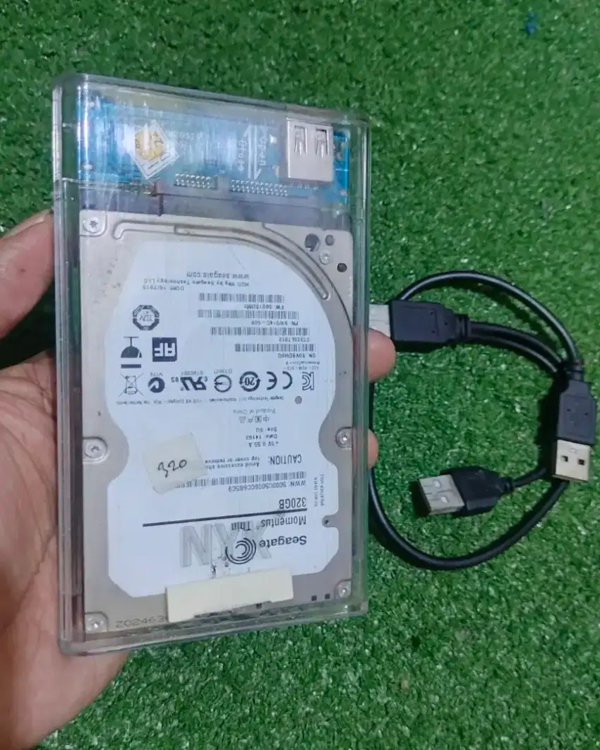 Hardisk ps2 320gb game banyak ada game ps1 nya juga