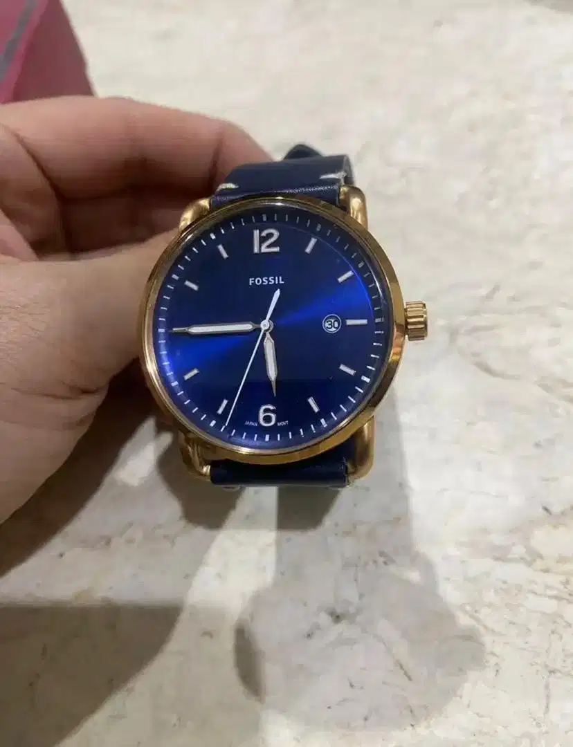 Jam Tangan Fossil FS5274 Blue with date