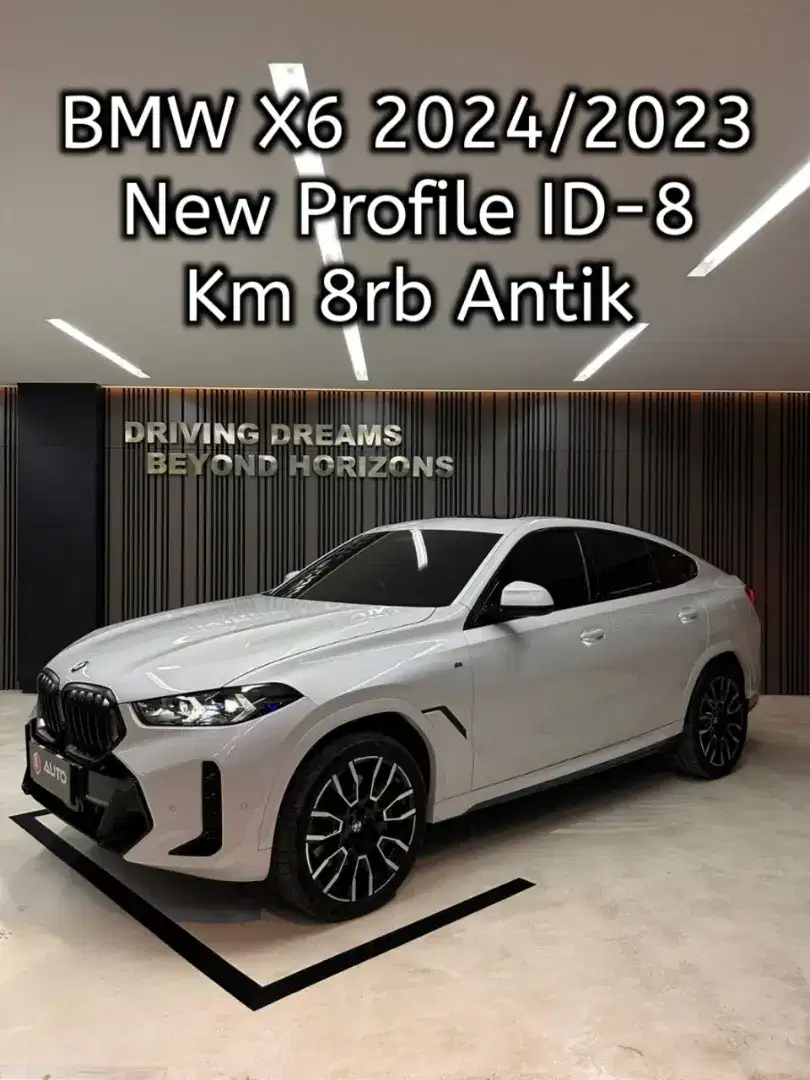 BMW X6 AT 2024 Putih New Profile ID-8 B118AMR Km8rb Nik 2023