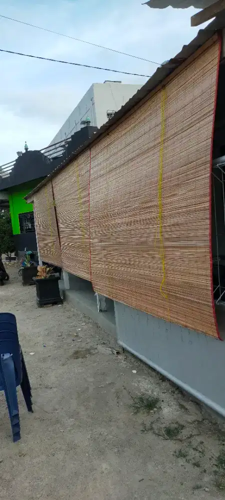 tirai tangga kursi bambu dll