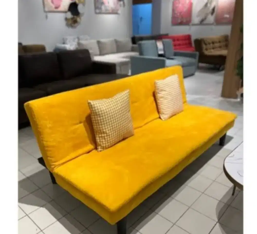 Geneva Relax Sofa Bed Yellow